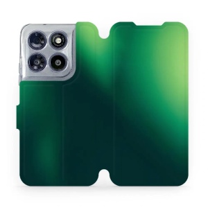 Flip pouzdro na mobil Motorola Moto G67 5G - Mobiwear VP61S, zelený odstín