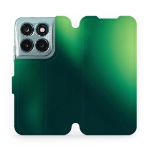 Flip pouzdro na mobil Motorola Moto G77 5G - Mobiwear VP61S, zelený odstín