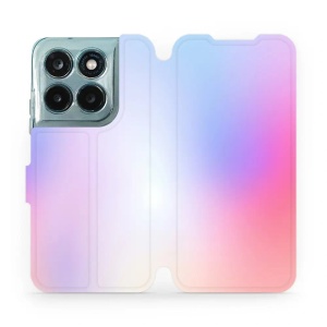 Flip pouzdro na mobil Motorola Moto G77 5G - Mobiwear VP65S, nachový odstín