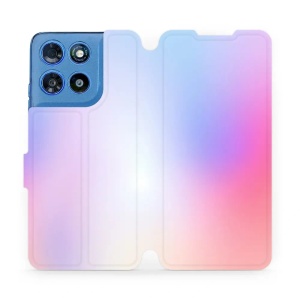 Flip pouzdro na mobil Motorola Moto G57 Power - Mobiwear VP65S, nachový odstín