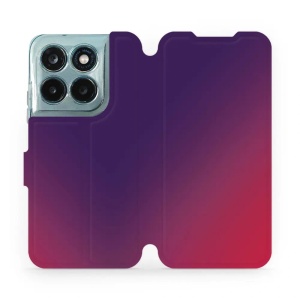 Flip pouzdro na mobil Motorola Moto G77 5G - Mobiwear VP67S, fialový a růžový odstín
