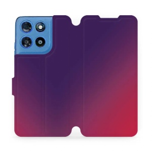 Flip pouzdro na mobil Motorola Moto G57 Power - Mobiwear VP67S, fialový a růžový odstín