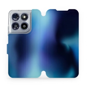 Flip pouzdro na mobil Motorola Moto G67 5G - Mobiwear VP68S, modrý odstín