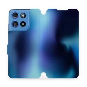 Flip pouzdro na mobil Motorola Moto G57 Power - Mobiwear VP68S, modrý odstín