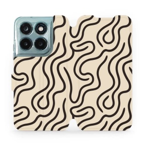 Flip pouzdro na mobil Motorola Moto G77 5G - Mobiwear VA60S, linky