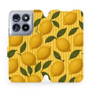 Flip pouzdro na mobil Motorola Moto G67 5G - Mobiwear VP81S, citrony