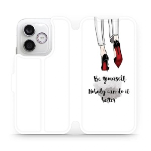 Flip pouzdro na mobil Honor 600 Lite - Mobiwear M046P, be yourself