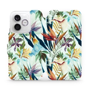 Flip pouzdro na mobil Honor 600 Lite - Mobiwear M071P, flóra