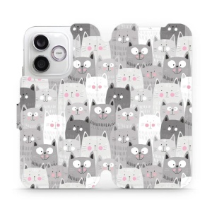 Flip pouzdro na mobil Honor 600 Lite - Mobiwear M099P, kočičky