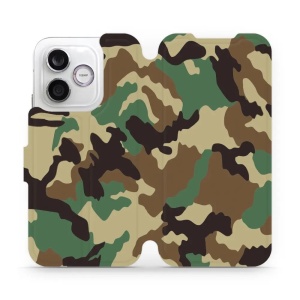 Flip pouzdro na mobil Honor 600 Lite - Mobiwear V111P, maskáče