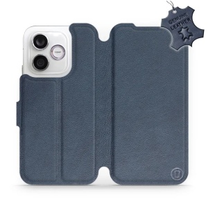 Kožené flip pouzdro na mobil Honor 600 Lite - Mobiwear - modré
