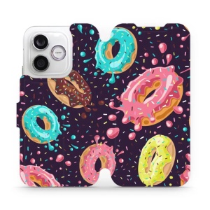 Flip pouzdro na mobil Honor 600 Lite - Mobiwear VP19S, donutky