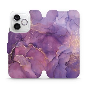 Flip pouzdro na mobil Honor 600 Lite - Mobiwear VP20S, fialový mramor