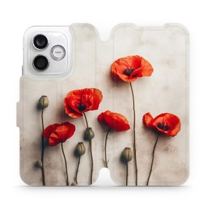 Flip pouzdro na mobil Honor 600 Lite - Mobiwear VP42S, vlčí máky