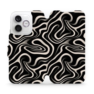 Flip pouzdro na mobil Honor 600 Lite - Mobiwear VA63S, vlnky a linky