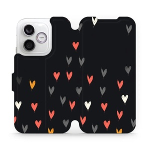 Flip pouzdro na mobil Honor 600 Lite - Mobiwear VP79S, srdíčka