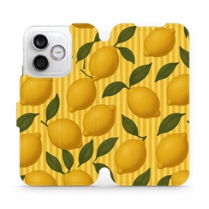 Flip pouzdro na mobil Honor 600 Lite - Mobiwear VP81S, citrony