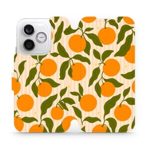 Flip pouzdro na mobil Honor 600 Lite - Mobiwear VP82S, pomeranče