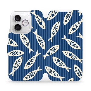 Flip pouzdro na mobil Honor 600 Lite - Mobiwear VP89S, rybky