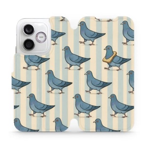 Flip pouzdro na mobil Honor 600 Lite - Mobiwear VP91S, holubi