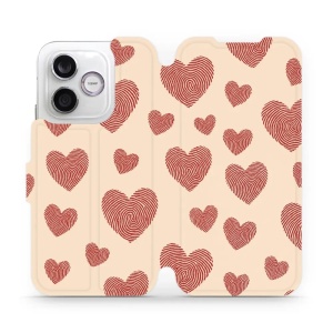 Flip pouzdro na mobil Honor 600 Lite - Mobiwear VP93S, otisk srdce