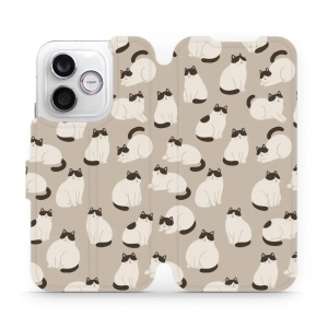 Flip pouzdro na mobil Honor 600 Lite - Mobiwear V160S, kočičáci