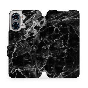 Flip pouzdro na mobil Xiaomi POCO X8 Pro Max - Mobiwear V056P, černý mramor
