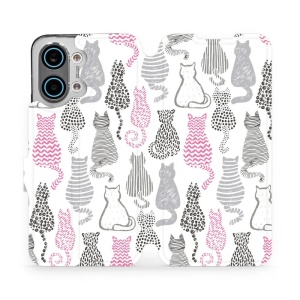 Flip pouzdro na mobil Xiaomi POCO X8 Pro Max - Mobiwear MX01S, kočičí zádíčka