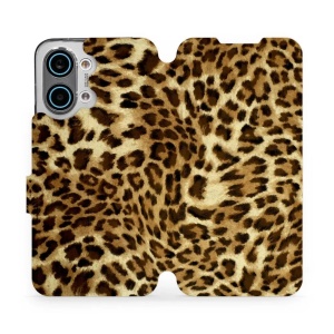 Flip pouzdro na mobil Xiaomi POCO X8 Pro Max - Mobiwear VA33P, leopardí vzor