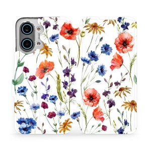 Flip pouzdro na mobil Xiaomi POCO X8 Pro Max - Mobiwear MP04S, luční kvítí