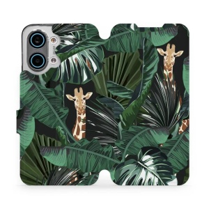 Flip pouzdro na mobil Xiaomi POCO X8 Pro Max - Mobiwear VP06P, žirafky