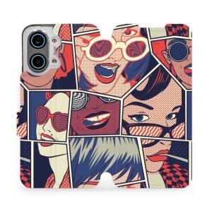Flip pouzdro na mobil Xiaomi POCO X8 Pro Max - Mobiwear VP18P, komiks