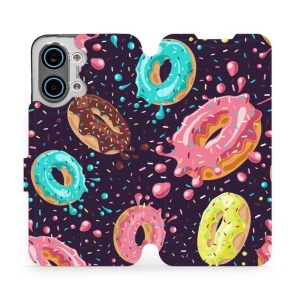 Flip pouzdro na mobil Xiaomi POCO X8 Pro Max - Mobiwear VP19S, donutky