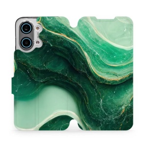 Flip pouzdro na mobil Xiaomi POCO X8 Pro Max - Mobiwear VP38S, zelený mramor