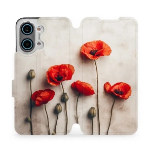 Flip pouzdro na mobil Xiaomi POCO X8 Pro Max - Mobiwear VP42S, vlčí máky