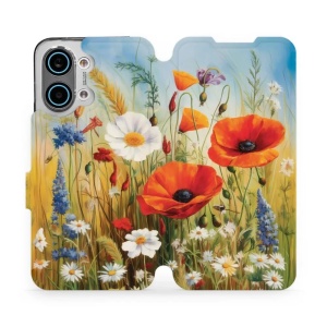 Flip pouzdro na mobil Xiaomi POCO X8 Pro Max - Mobiwear VP43S, letní louka