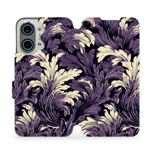 Flip pouzdro na mobil Xiaomi POCO X8 Pro Max - Mobiwear VA46S, fialové rostliny