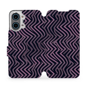Flip pouzdro na mobil Xiaomi POCO X8 Pro Max - Mobiwear VA55S, fialové klikyháky