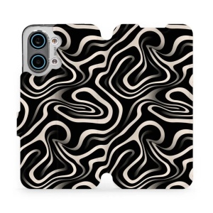 Flip pouzdro na mobil Xiaomi POCO X8 Pro Max - Mobiwear VA63S, vlnky a linky
