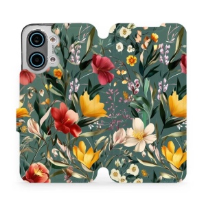 Flip pouzdro na mobil Xiaomi POCO X8 Pro Max - Mobiwear VP71S, na zelené louce