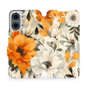 Flip pouzdro na mobil Xiaomi POCO X8 Pro Max - Mobiwear VP75S, podzimní květy