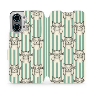 Flip pouzdro na mobil Xiaomi POCO X8 Pro Max - Mobiwear VP90S, číča ryby