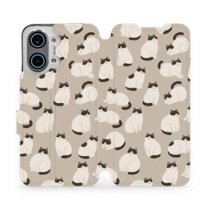Flip pouzdro na mobil Xiaomi POCO X8 Pro Max - Mobiwear V160S, kočičáci