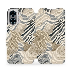 Flip pouzdro na mobil Xiaomi POCO X8 Pro Max - Mobiwear V168S, pruhovaná malba