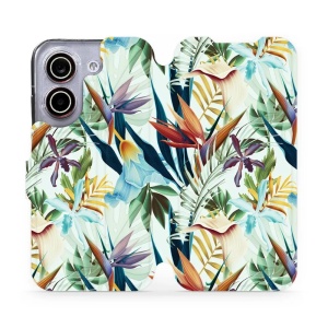 Flip pouzdro na mobil Xiaomi POCO X8 Pro - Mobiwear M071P, flóra