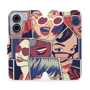 Flip pouzdro na mobil Xiaomi POCO X8 Pro - Mobiwear VP18P, komiks