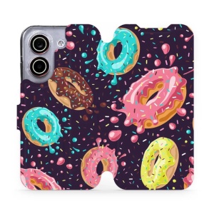 Flip pouzdro na mobil Xiaomi POCO X8 Pro - Mobiwear VP19S, donutky