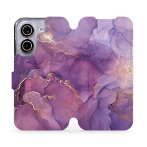 Flip pouzdro na mobil Xiaomi POCO X8 Pro - Mobiwear VP20S, fialový mramor