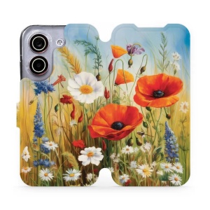 Flip pouzdro na mobil Xiaomi POCO X8 Pro - Mobiwear VP43S, letní louka