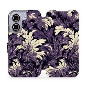 Flip pouzdro na mobil Xiaomi POCO X8 Pro - Mobiwear VA46S, fialové rostliny